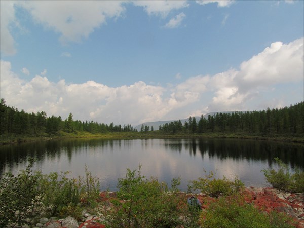 Озеро возле истока Иномакиткан